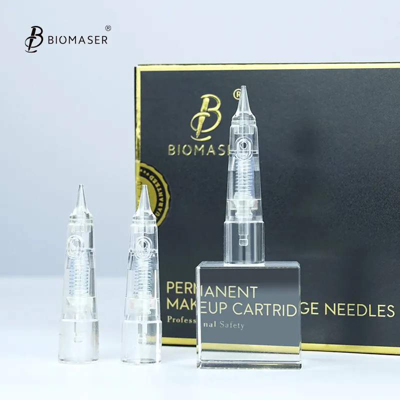 Bioaser Chuyên Nghiệp Vĩnh Viễn Trang Điểm Cartridge Needles 1R/2R/3RL/5RL Dùng Một Lần Tiệt Trùng Tattoo Pen Machine Needles Mẹo