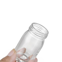 Frascos de Vidrio con Tapa de Rosca de 40ml-250ml (Incluye 50ml), Grado Alimenticio, Libres de BPA, para Gelatina, Comida para Bebés, Chocolate, Fideos, Dulces, Postres, Azúcar