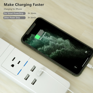 <span class=keywords><strong>Regleta</strong></span> <span class=keywords><strong>inteligente</strong></span> con 4 puertos de carga Usb para Alexa y google Home, <span class=keywords><strong>regleta</strong></span> <span class=keywords><strong>inteligente</strong></span> Universal con Wifi para viaje, 2022 - Product Image 2