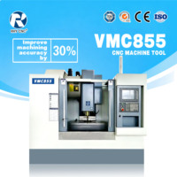 Centre d'usinage vertical VMC855, déplacement 800x550mm, broche BT40 8000 tr/min, machine de fraisage CNC pour la fabrication de moules