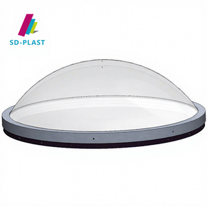 2mm 폴리카보네이트 시트 플라스틱 지붕 돔 채광창 폴리카보네이트 소재 - Product Image 1