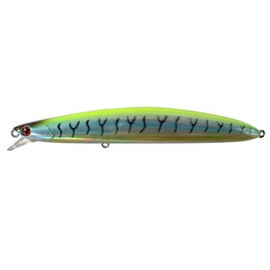 LUTAC 125mm/20g Suspending Water VMC Treble Hook Big Size Hard Fishing Jerk Bait ABS Plastic Minnow Lure with 3D Eyes - Product Image 3