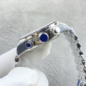 Reloj Automático Cronógrafo de Lujo de 41 mm con Cristal de Zafiro, Correa de Cinco Eslabones de Acero Inoxidable, Reloj de Pulsera Mecánico Resistente al Agua - Product Image 4