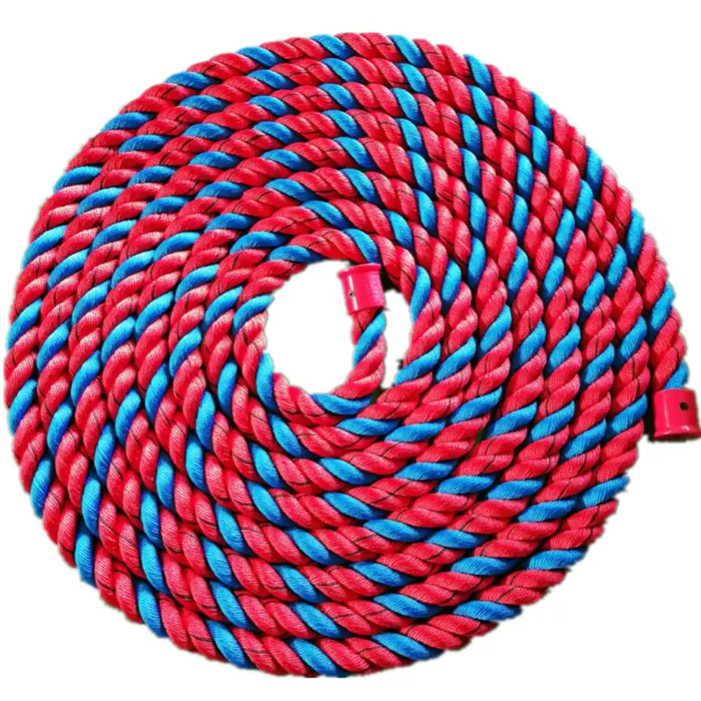 Heavy Poly Dacron Custom Color Gym Training Battle Rope Fitness 38mm 9m 12m 15m For Sale