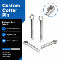 Stainless Steel Cotter Pin GB91 Split Pin U Shape Fastener for Machinery Automobile Locking Fixing