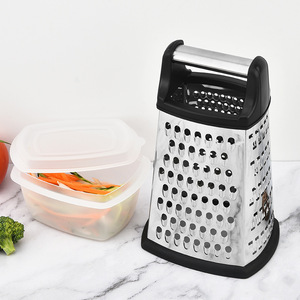 Stainless Steel Four Sided <b>Grater</b> Multi Function Vegetable <b>Cheese</b> Grinder Kitchen Tool - Product Image 1