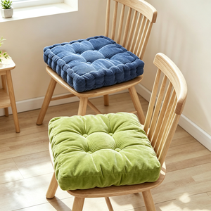Coussin carré ergonomique multi-usage pour salle à manger, salon, bureau, voiture, sol, méditation, voyage, meubles - Product Image 1