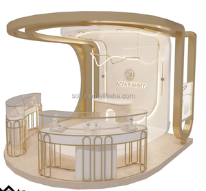 Vetrina Espositiva Moderna 2026 con Illuminazione LED, Top in Marmo, Mobile in Metallo e Vetro <span class=keywords><strong>per</strong></span> Gioielleria, da Parete - Product Image 4