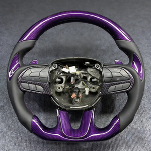 Volant de voiture en fibre de carbone pour Dodge Charger <span class=keywords><strong>Challenger</strong></span> Durango SRT 2014 2016 2017 2019 2021 2023 - Product Image 2