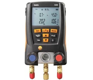 Manomètre numérique d'entrée de gamme Testo 549, jauge de réfrigérant avec 60 réfrigérants - Product Image 4