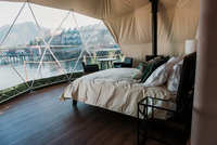 Tente Igloo économique étanche, forme géomantique, idéale pour 5 personnes