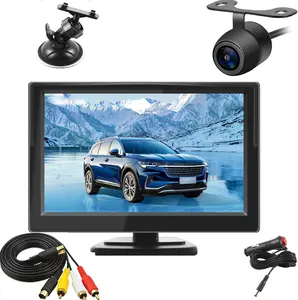 5 Inch Screen AHD rear view mirror Instrument Desktop Car Monitor Reversing Image Display With Car Rear View Camera