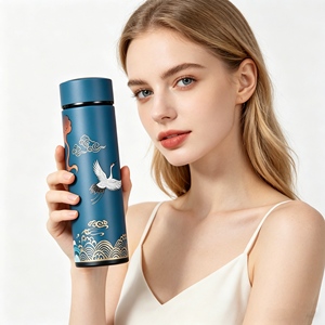 Custom Smart Touch Temperature Display Thermal <b>Mug</b> 500ml <b>Large</b> Capacity Heat Cold Retention Stainless Steel Bottle Vacuum Flask - Product Image 2