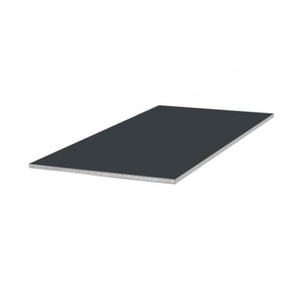 Plaque en aluminium de 1 mm de la série 1000, revêtue de <span class=keywords><strong>RAL</strong></span> 9010 blanc pur et <span class=keywords><strong>7016</strong></span> <span class=keywords><strong>anthracite</strong></span>, options de longueur 150 mm x 2000 mm - Product Image 4