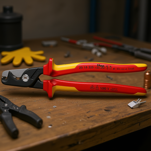 Tijeras para cables KNIPEX StepCut XL de 23 mm, 1000 V, aisladas para cortar cables de cobre y aluminio - Product Image 3