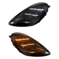 Lampu Depan LED Berkualitas Tinggi YU GUANG untuk Porsche 981 Cayman Boxster 2012-2015, Upgrade Lampu Depan Matrix LED