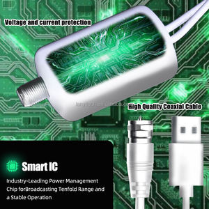 <span class=keywords><strong>Antena</strong></span> de <span class=keywords><strong>TV</strong></span> Digital <span class=keywords><strong>Portátil</strong></span> 4K 1080P para Interiores con Amplificador de Señal, Alcance de 50 Millas, Hecha de Plástico Resistente - Product Image 5