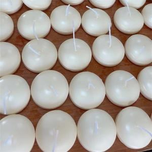 FL-522 Wholesale Large 4-5CM White Rose Floating Candles Tea Burning Paraffin Wax for <strong>Wedding</strong> <strong>Pool</strong> Water <strong>Decorations</strong> - Product Image 5