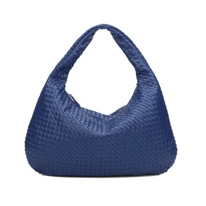 Borsa da donna in tessuto sotto le ascelle per uso quotidiano borsa in pelle sintetica con manico a tracolla con cerniera pochette alla moda per donna