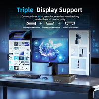 Mini Computadora de Alto Rendimiento con IA Integrada, Core I3 1215U/I5 1235U, con Ventilador, HD, DP, Tipo-C, Thunderbolt 4, Windows 11 Enterprise, Mini PC para Oficina