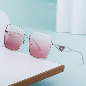 Didir แว่นตากันแดดโลหะขนาดใหญ่สำหรับผู้หญิง UV400เลนส์ PC แว่นตาแฟชั่นป้องกันแสงแดดสำหรับงานปาร์ตี้สวม C1 DL-D6302 - Product Image 3