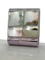 Boîte compacte en plastique élégante et spéciale de 8 g avec pinceau, étui en plastique, impression personnalisée, OEM, vente en gros