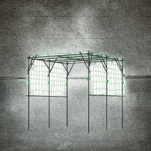 Bisagra metálica de doble eje de alta resistencia para puerta de jardín exterior de 6 pies, con revestimiento de PVC impermeable para uso en plantas - Product Image 3