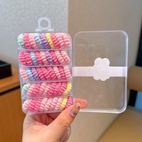 Daou 50 pièces/boîte – Nouveaux élastiques colorés et très élastiques pour bébés – Accessoires capillaires de haute qualité pour enfants, parfaits pour l'extérieur