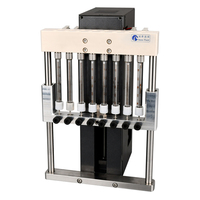 Bomba de jeringa multicanal 2/4/6/8 con válvula solenoide eléctrica de 18W Fácil programación y control OEM personalizable
