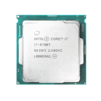 Intel CPU Prices Are Available in China for the I7 8700T 2.4GHz 12m LGA 1151 Core, As Well As I7-8700 Desktop CPUs