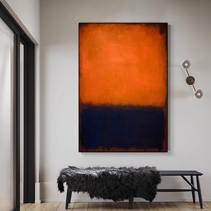 Hand Painted Oil Painting Abstract Decorative Art Modern Minimalist Wabi Sabi Style Light Luxury Textured <b>Wall</b> Art For Entryway - Product Image 2