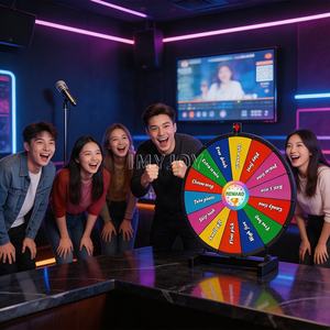 Roue <span class=keywords><strong>de</strong></span> la Fortune Interactive <span class=keywords><strong>de</strong></span> 24 Pouces pour Tirage au Sort, <span class=keywords><strong>Bingo</strong></span>, Loterie, Récompenses et Prix – <span class=keywords><strong>Jeu</strong></span> Personnalisable - Product Image 3