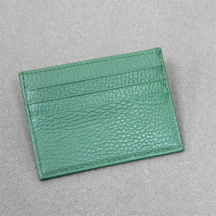 real leather card holder women