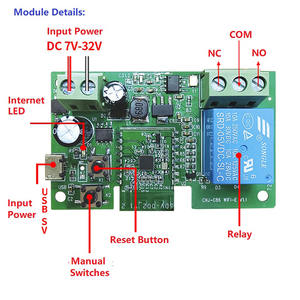 Módulo de controlador de iluminación inteligente Ewelink WIFI/Bluetooth, módulo de interruptores de <span class=keywords><strong>Control</strong></span> remoto, compatible con Alexa, Google Home, 1 unidad - Product Image 5