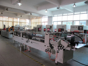 PVC PET Carton <strong>Box</strong> <strong>Folder</strong> and Gluer Machine,automatic Plastic <strong>Box</strong> Folding and Gluing Machine ,plastic <strong>Box</strong> Making Machine - Product Image 2
