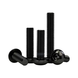 M2 M2.5 M3 M4 M5 M6 M8 M10 ISO7380 Black Stainless Steel 304 <strong>Allen</strong> Hex Socket <strong>Button</strong> Head <strong>Screws</strong> Bolts - Product Image 5