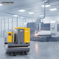 Compresseur d'air à vis intégré 7,5KW 11KW 15KW 22KW 300L 500L 600L pour machine de découpe laser industrielle