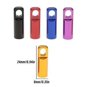 Tapas de válvula francesas de aleación de aluminio CNC de 24 mm x 8 mm multicolor para reparación de neumáticos sin cámara - Product Image 1