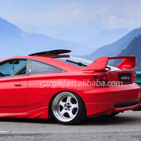 Pour Toyota Celica de septième génération (2000-2005) : Diffuseur de spoiler en fibre de carbone, kit carrosserie et spoiler de coffre