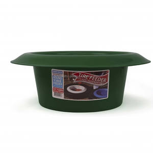 Alimentador de <span class=keywords><strong>caballos</strong></span>, cubo, bañera, 20L, neumático redondo, alimentador de animales de granja - Product Image 3