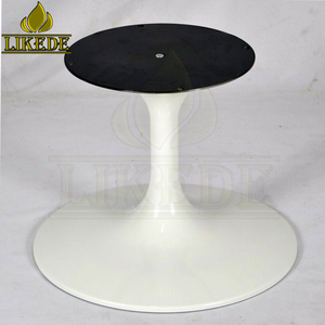Trắng Kim Loại Cơ Sở Bảng Tulip Cơ Sở Bàn Trà Thấp Bàn Cà Phê - Product Image 5