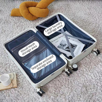 Valise de voyage unisexe en PC, grande capacité, avec roulettes pivotantes, 30 pouces, étanche, poignée large réglable, bagage à main – Vente en gros