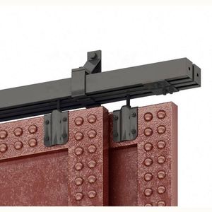Herrajes para Puertas Corredizas WEKIS de Diseño Moderno para Exteriores, Acero Resistente, Color Negro, Insonorizante, Garantía de 5 Años, Fácil Instalación con Tornillos, Duradero - Product Image 6