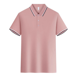 Custom Made Polo Shirt Quick Dry Short Sleeve Solid Color Polyester <b>Work</b> Wear Daily Use - Product Image 3