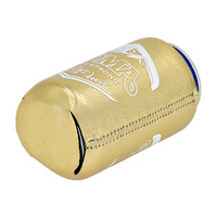 Manchon isotherme en néoprène métallisé brillant de haute qualité OEM, pliable, facile à transporter, avec ouverture facile, pour refroidisseur de bière