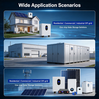 Kit Solaire Complet Tout-en-un IP65 Empilable pour Maison, Installation Facile DIY, Énergie Hors Réseau, Onduleur Hybride CAN