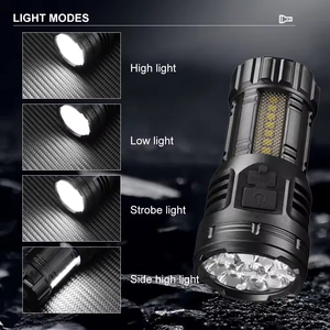 Mini Linterna Súper Brillante de 9 LED con Luz Lateral COB, 800mAh, Cuerpo de ABS, Imán, Linterna Táctica de Emergencia - Product Image 3