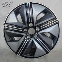 Rines de Aleación de Aluminio de 17 Pulgadas 5x114.3 de Alto Rendimiento y Ajuste Universal para Vehículos Eléctricos BYD Atto 3, Acabado Negro