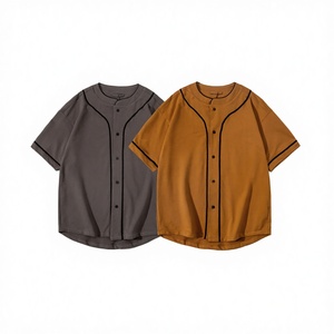 Camiseta Deportiva Casual de Béisbol de Algodón para Hombre, Talla Grande, con Diseño de Logotipo Personalizado - Product Image 3