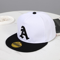 Gorra de Béisbol con Letra Bordada, Visera Plana, Estilo Hip Hop, Unisex, Venta al Por Mayor, Disponible en Stock, Gorra de Béisbol OEM